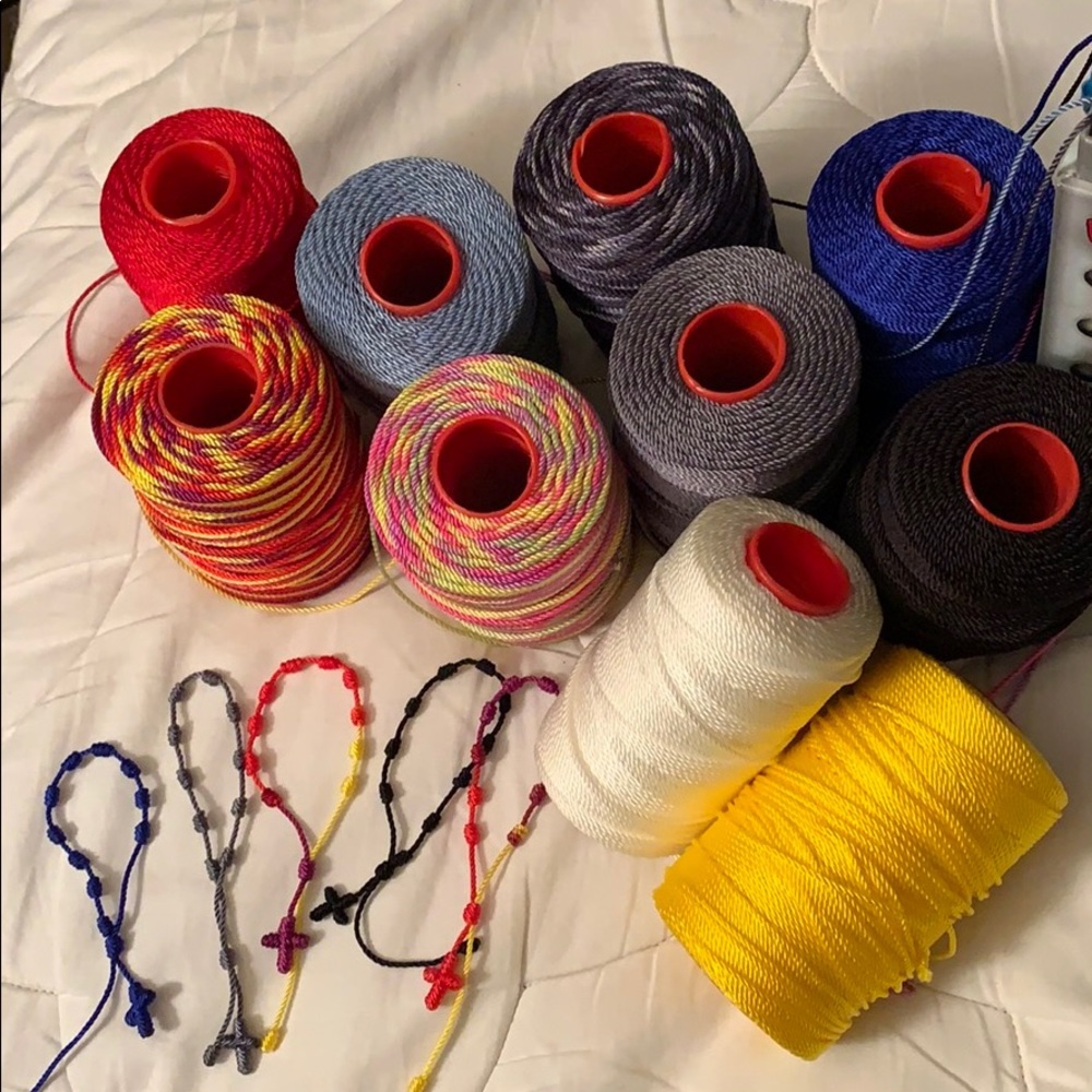 Rosary making string
